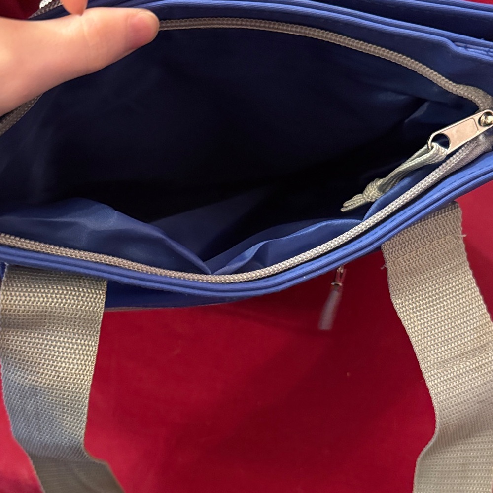 Disney Winnie the Pooh Blue and Gray Character Travel Bag - Picture 5 of 11